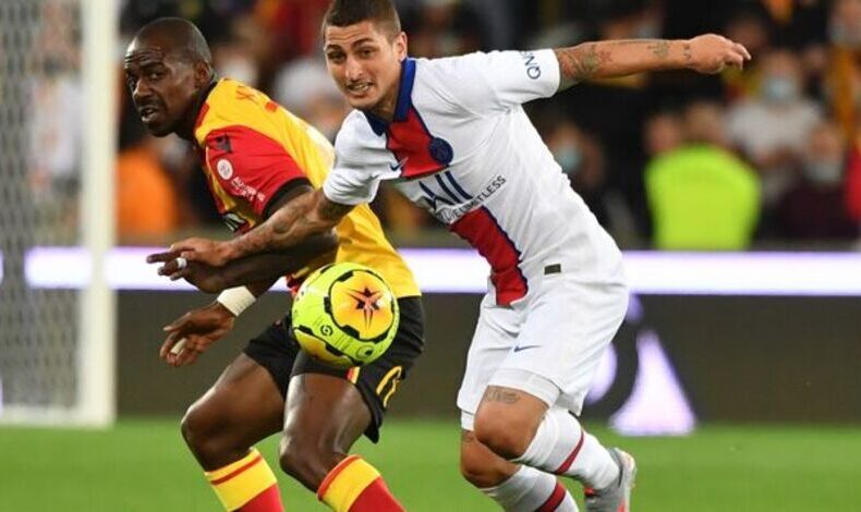 PSG cae ante el Lens con tantas bajas por el Covid-19