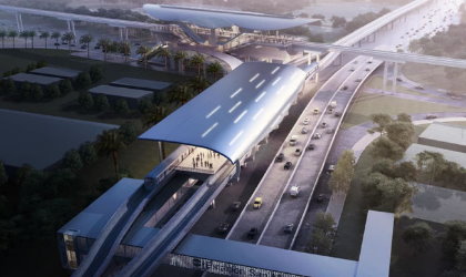 As lucir la estacin de San Miguelito con la lnea 2 del Metro de Panam