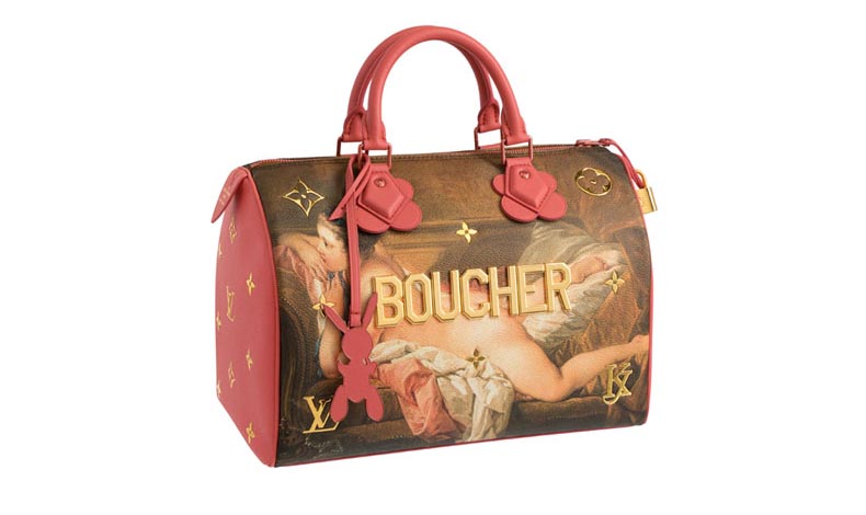 Jeff Koons redisea el icnico bolso de LOUIS VUITTON