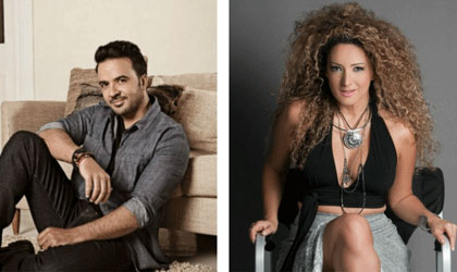 Luis Fonsi: junto a una amiga Erika Ender