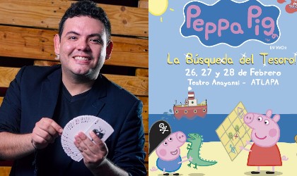 Peppa Pig tendr en el Mago Montii un telonero de lujo para su Show