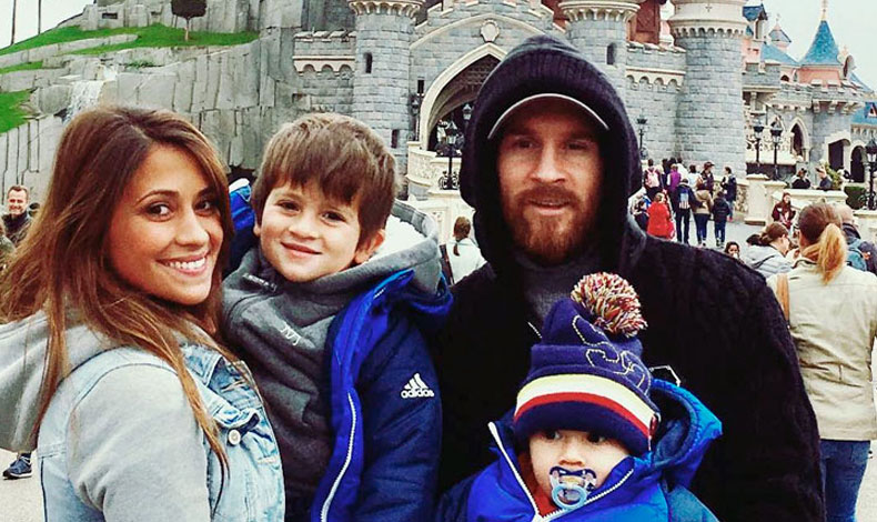 Messi se va de vacaciones con su familia a Filandia