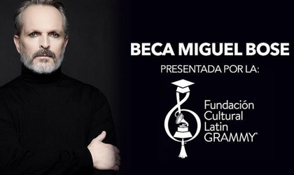 Miguel Bose dar la beca para estudiar en Berklee College of Music