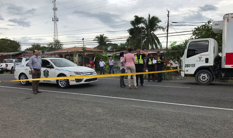 Muere nio atropellado por un camin de reparto