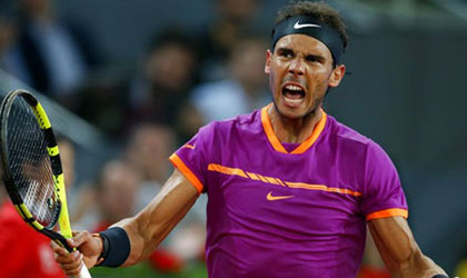 Nadal pasa  a las semi finales del masters de Madrid