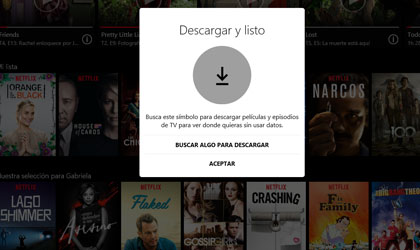 Errores al momento de descargar contenido de Netflix