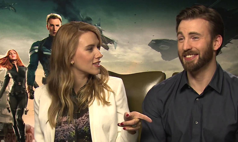 Chris Evans y Scarlett Johansson niegan romance entre sus personajes