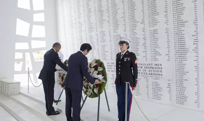 Obama confirma alianza con Japn en homenaje a cados en Pearl Harbor
