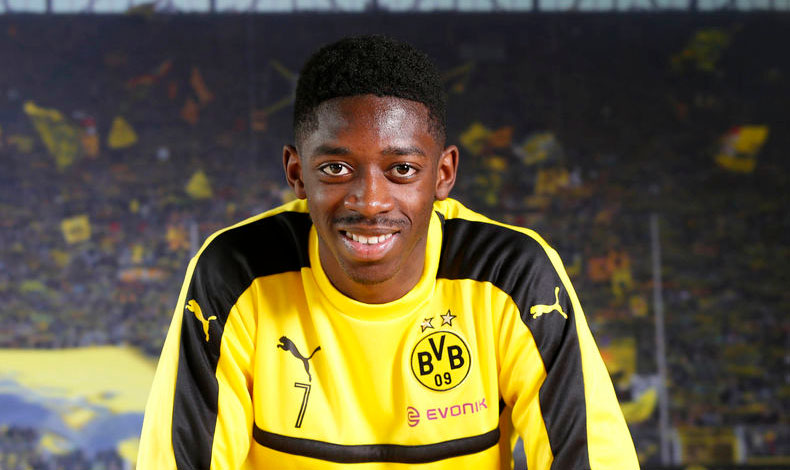 Dembl debuta y Barcelona golea