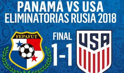 Panam logr un empate frente a Estados Unidos