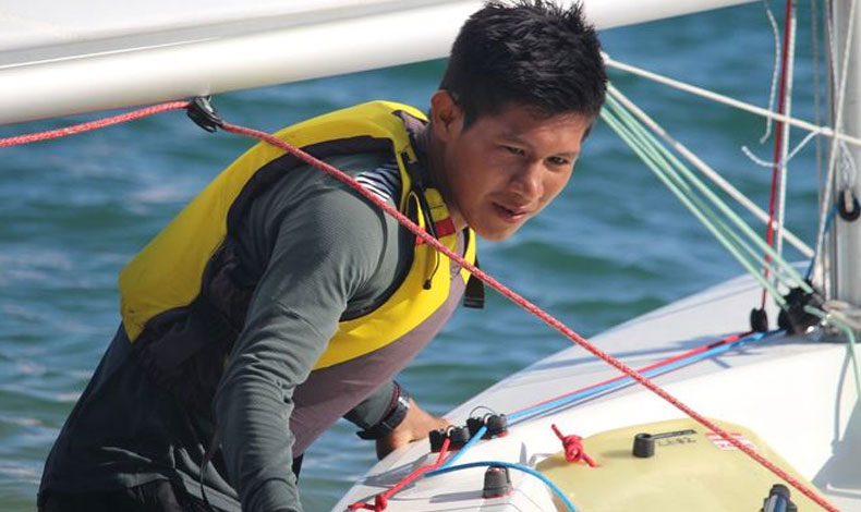 Joven panameo brilla en la competencia de vela internacional