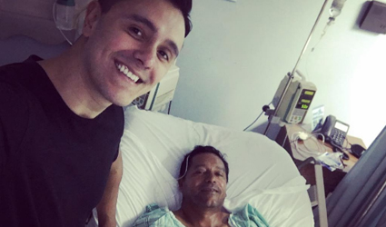 El pap de Joey Montana se est recuperando luego de caer de un rbol