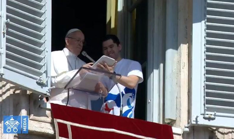 Primer peregrino para la JMJ es el Papa Francisco