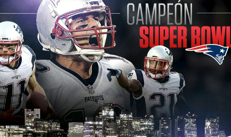 Patriotas campen de la Super Bowl