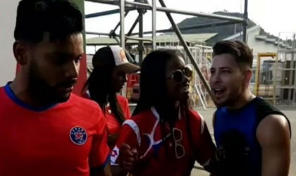 Discusin entre Daniel y Melfi de Calle 7
