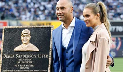 Derek Jeter forma parte del Monument Park