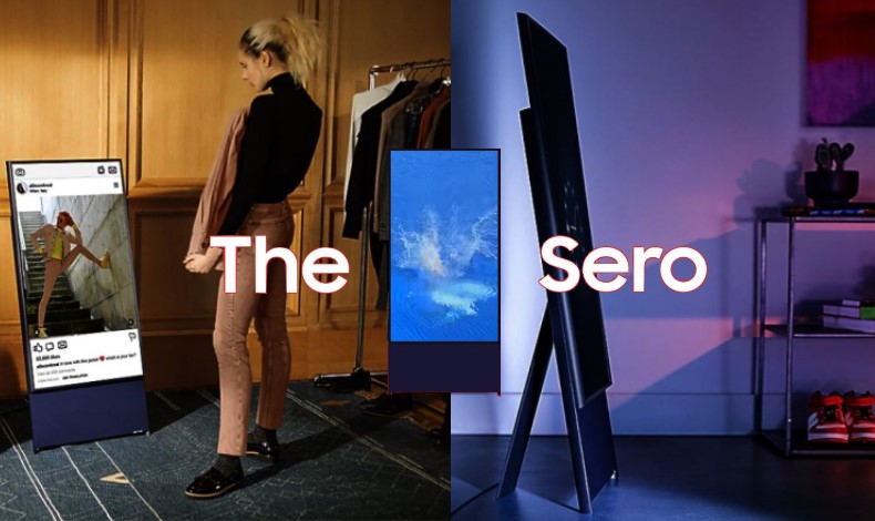SAMSUNG THE SERO: El televisor que redefine lo que una pantalla de tv es capaz de hacer con tu celular
