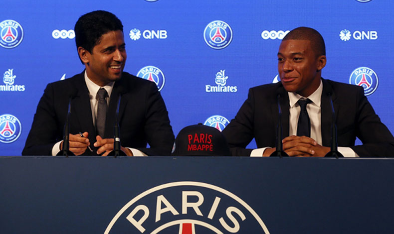 Presentacin oficial del Mbapp con el Paris Saint-Germain