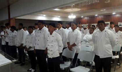 El INADEH de Panam Oeste grada a jvenes en el rea de gastronoma