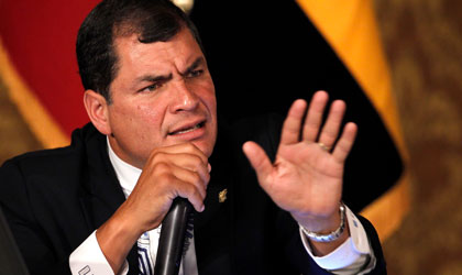 Rafael Correa sospecha que banqueros prfugos quieren politizar Odebrecht en Ecuador