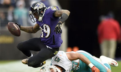 Ravens dominan a los Dolphins