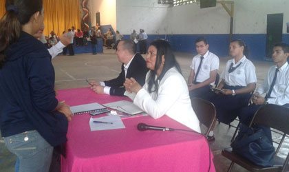 Reanudan las clases en el colegio Cristóbal Adán Urriola