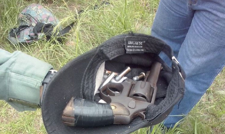 Recuperan arma de fuego robada a agente de seguridad