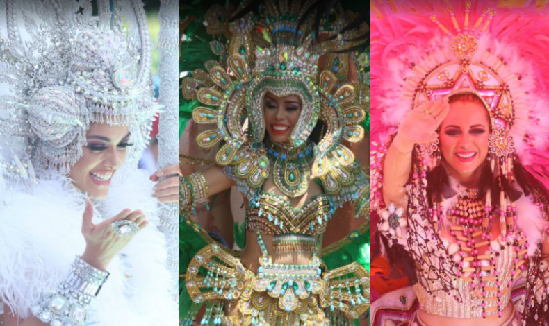 Las reinas brillaron en el Parque Porras