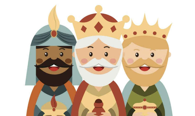 La llegada de los Reyes Magos