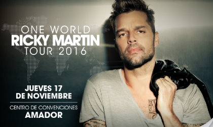 Te traemos los ganadores de los boletos para el concierto Ricky Martin