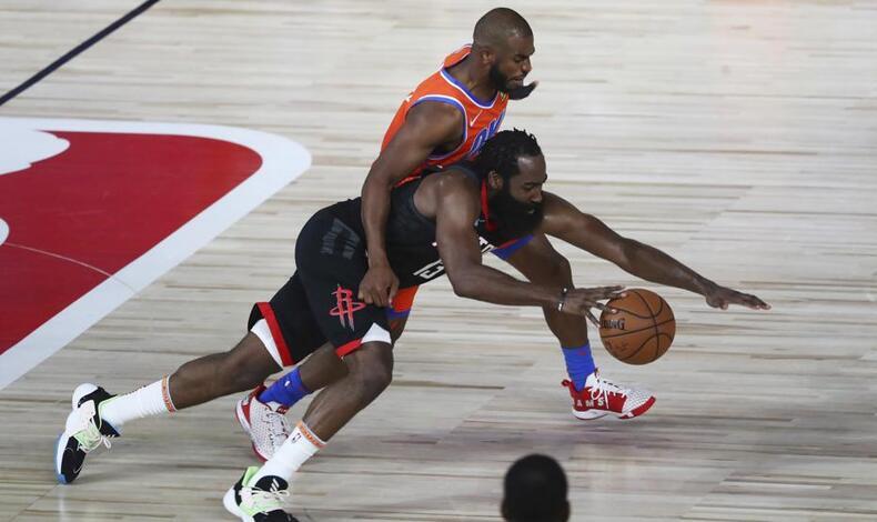 James Harden sum 37 en la victoria de los Rockets ante el Thunder