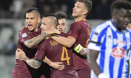 Roma gole a Pescara quienes bajan a la Serie B