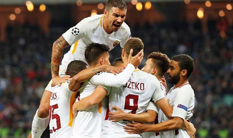 Roma se impone con lo justo al Qarabag