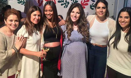 Roseta y Gwendolyn celebraron juntas el baby shower