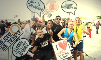 Todo un �xito gran Carrera Caminata 5K de las tiendas Running Balboa