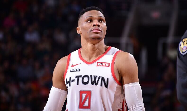 Russell Westbrook de los Rockets de Houston positivo para el Covid-19