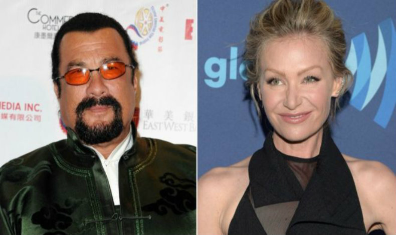 Esposa de Ellen DeGeneres arremeten contra Steven Seagal por acosos sexuales