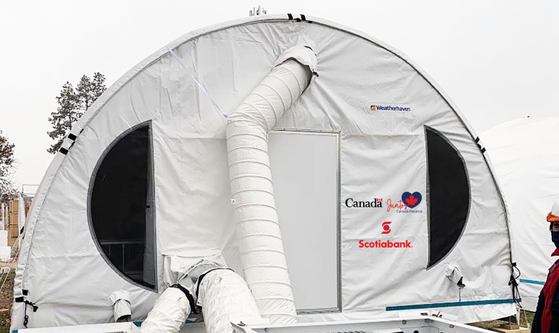 Hospitales donados por Scotiabank y Embajada de Canad ya estn en el pas