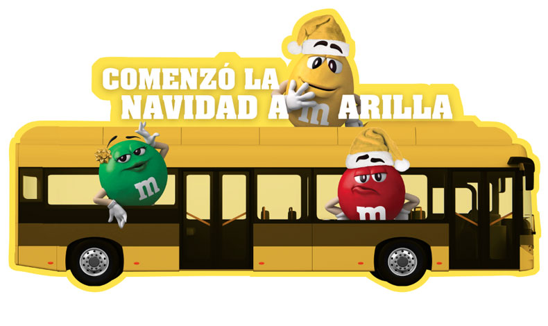 Se declara la navidad amarilla en Panam con M&Ms