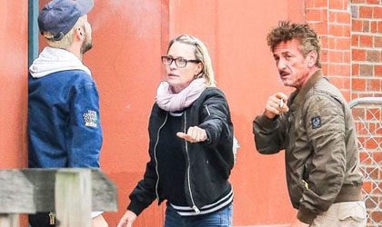 FOTOS: Sean Penn sostuvo una fuerte discusin en plena calle de Brooklyn