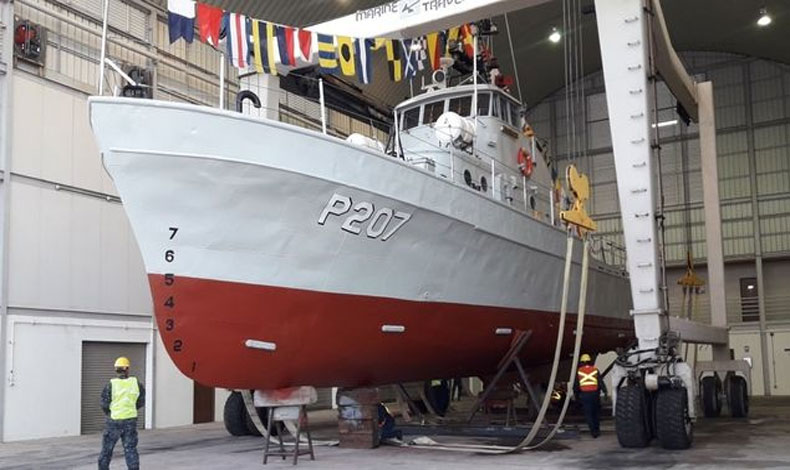 Senan puso en accin la Patrullera P-207