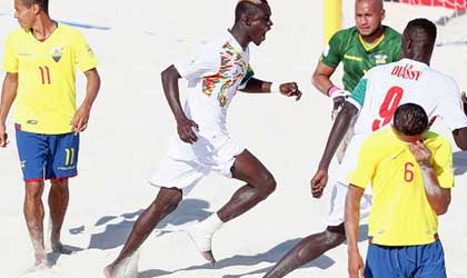 Ecuador pierde ante el podero goleador de Senegal