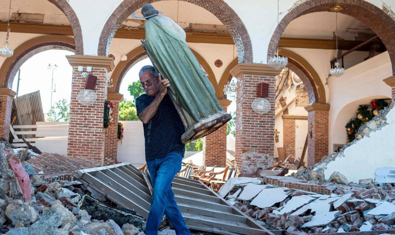 Puerto Rico si electricidad tras fuerte terremoto de 6.6