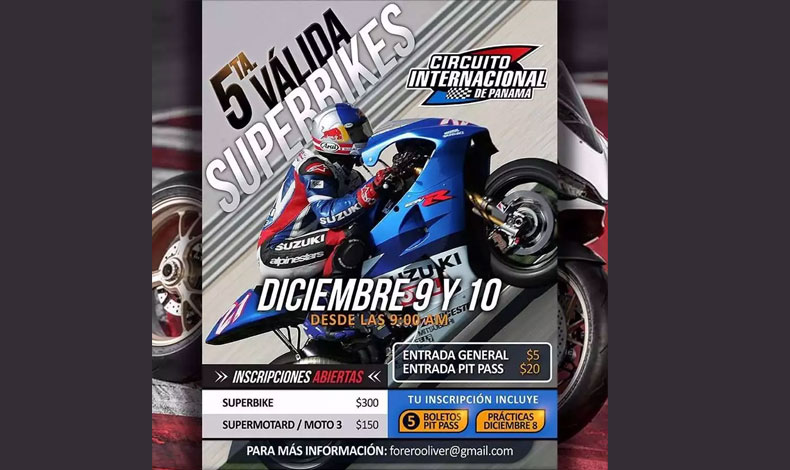 Este fin de semana se vienen la V Valida Campeonato Nacional 2017 Super Bike