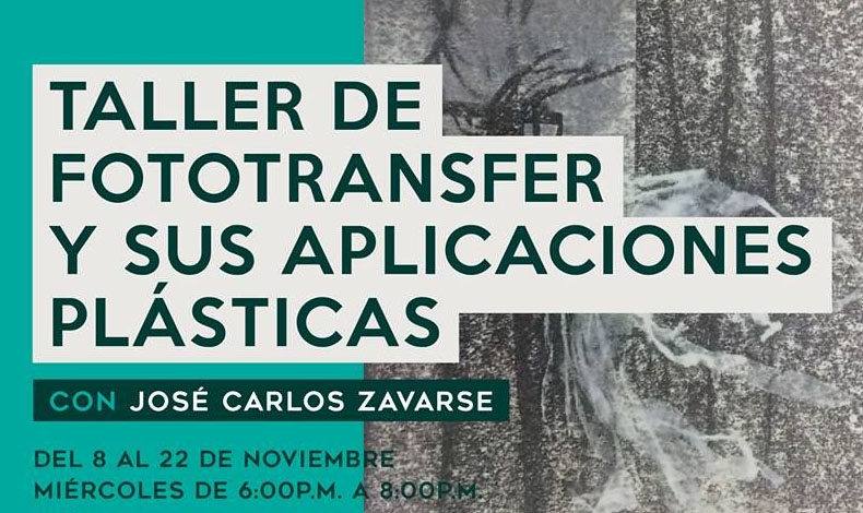 Taller de transferencia de fotos y sus aplicaciones artsticas