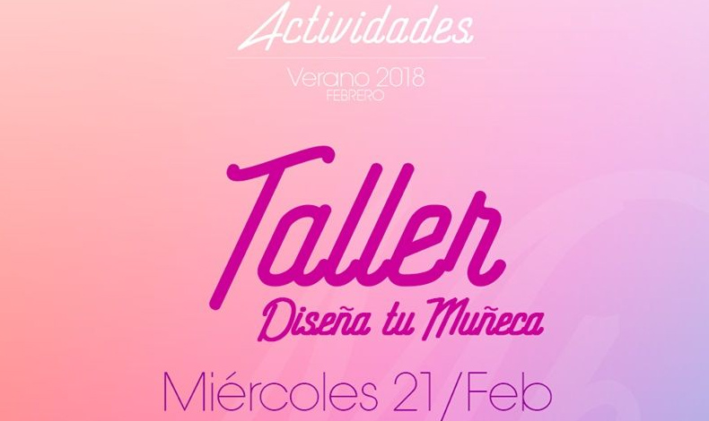 Taller Disea tu mueca el 20 de febrero