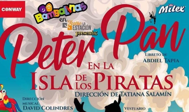 Peter Pan en la Isla de los Piratas del 21 de enero al 11 de marzo