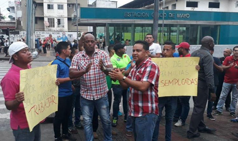 Transportistas sale a protestar exigen que los dejen trabajar
