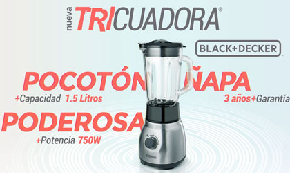 Licuadora Black & Decker Tricuadora 