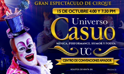 Gran espectáculo de Cirque Universo Casuo llega a Panamá en octubre